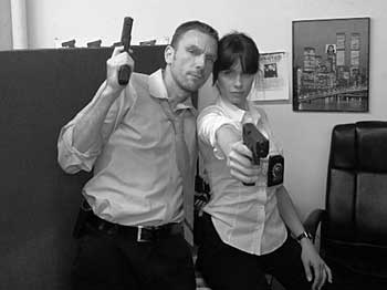 kris eivers as a homicide detective