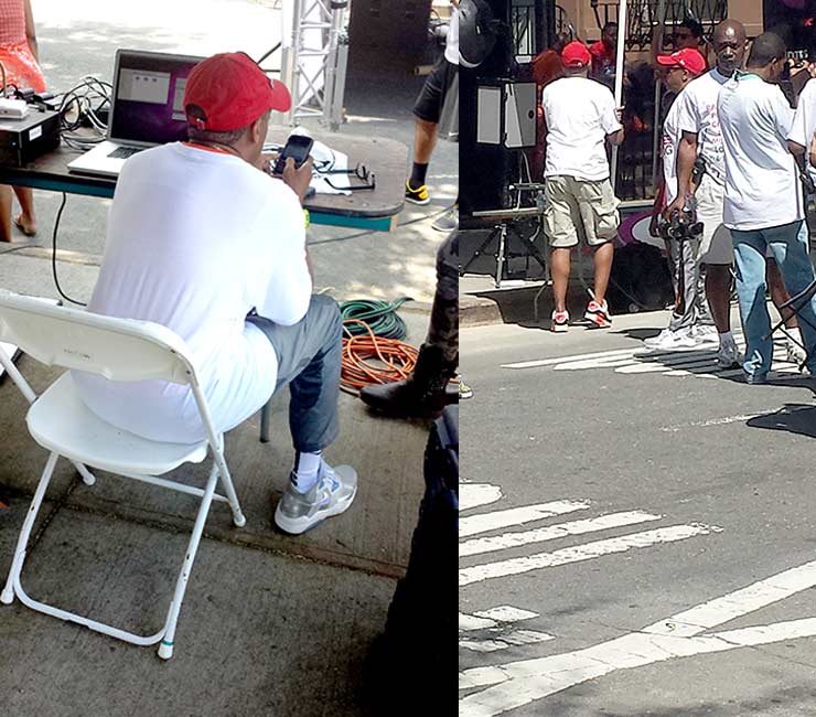 Spike Lee at work